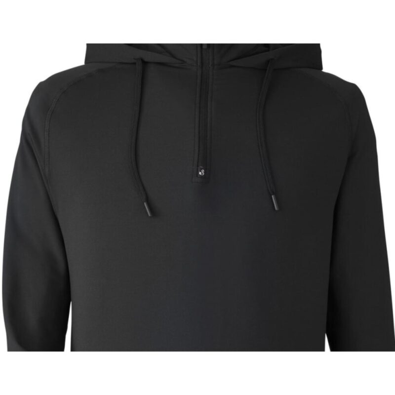 Custom Swannies Golf Men's Vandyke Quarter-Zip Hooded Sweatshirt - 3
