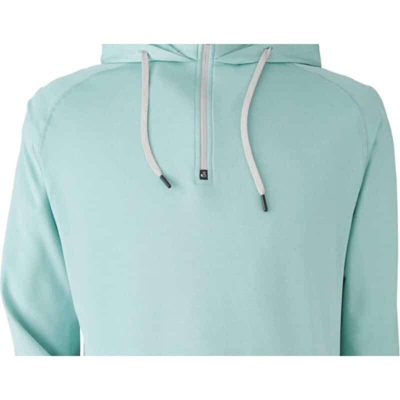 Custom Swannies Golf Men's Vandyke Quarter-Zip Hooded Sweatshirt - 5