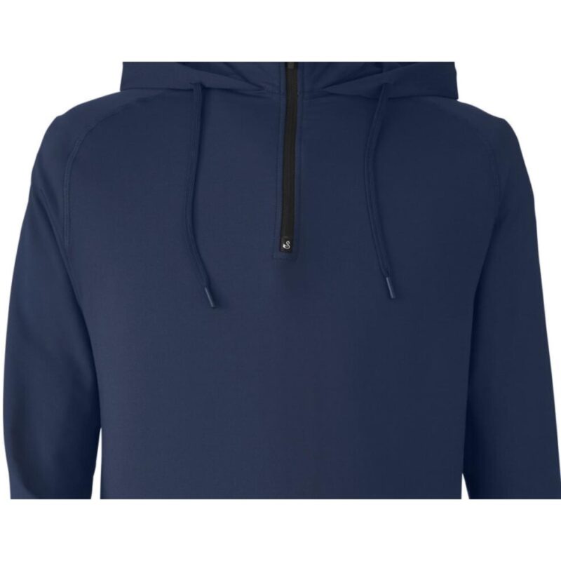 Custom Swannies Golf Men's Vandyke Quarter-Zip Hooded Sweatshirt - 6