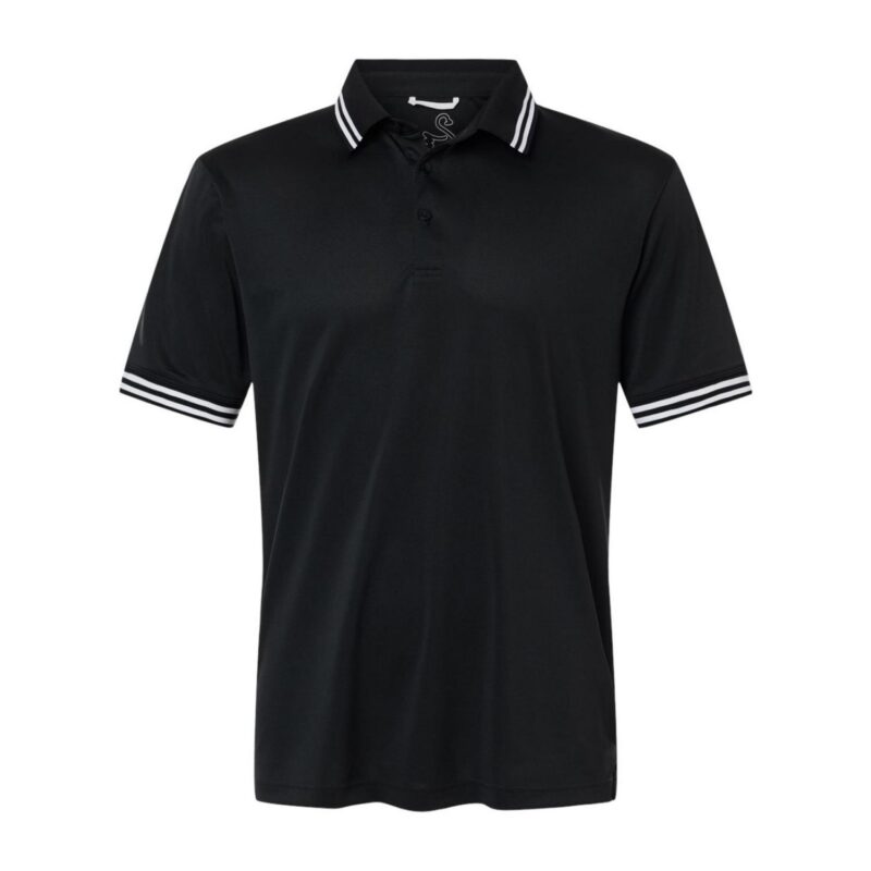 Custom Swannies Men's Thatcher Tipped Polo - SW8700 - 1