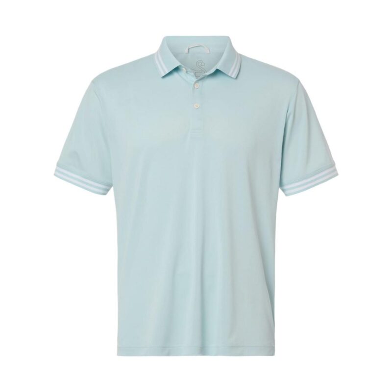 Custom Swannies Men's Thatcher Tipped Polo - SW8700 - 4