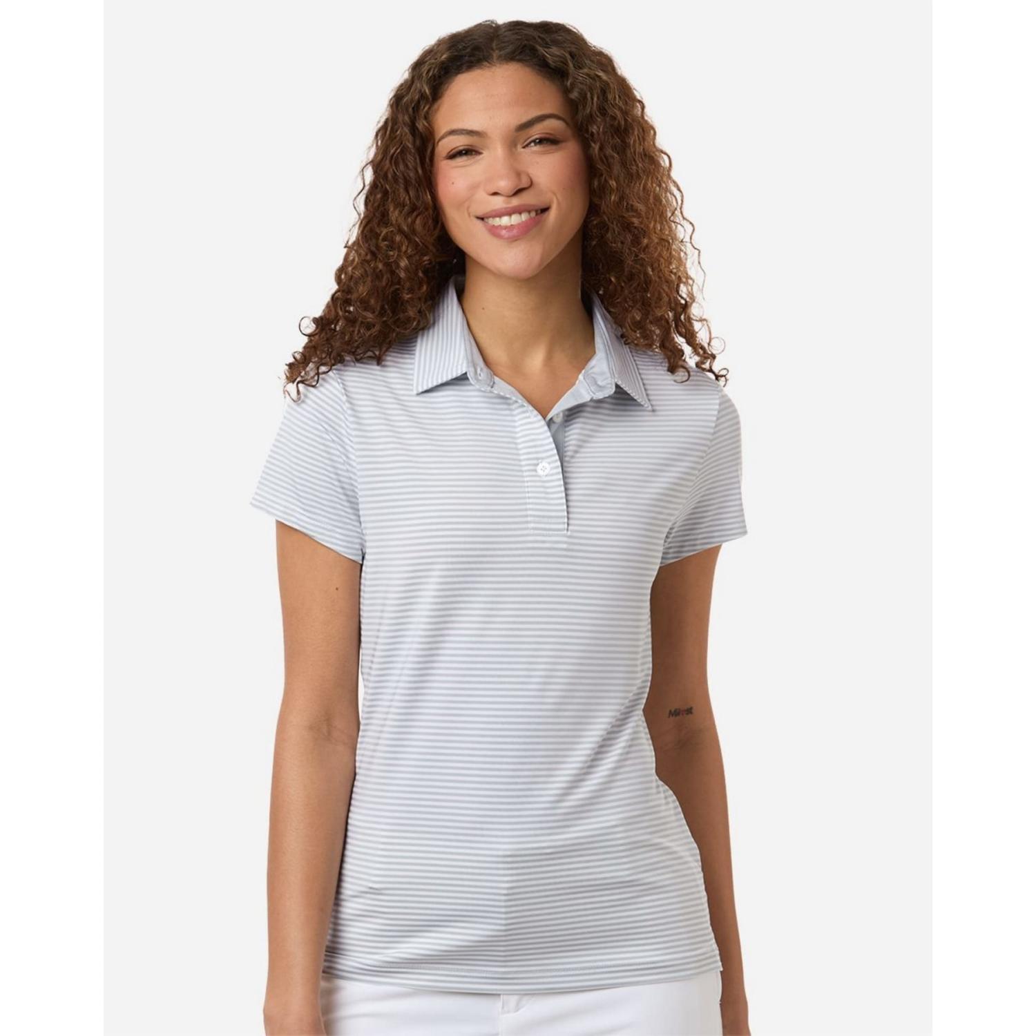 Custom Swannies Women's Kayla Striped Polo - SW1110L