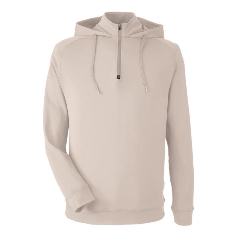 Custom Swannies Golf Men's Vandyke Quarter-Zip Hooded Sweatshirt - 7