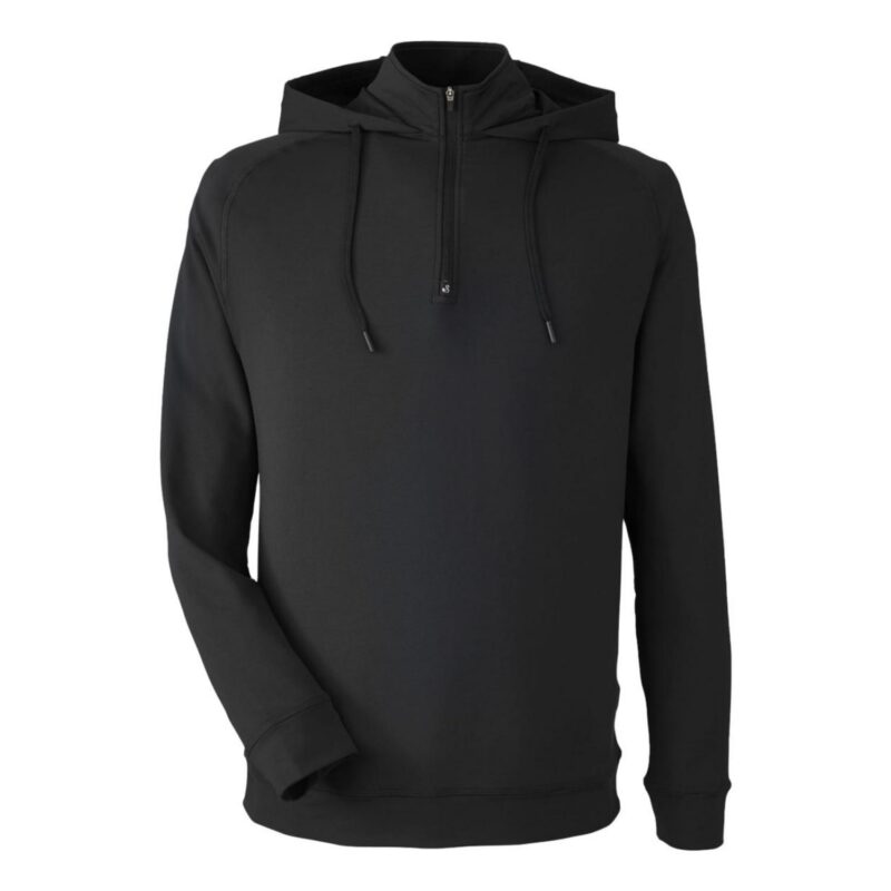 Custom Swannies Golf Men's Vandyke Quarter-Zip Hooded Sweatshirt - 3