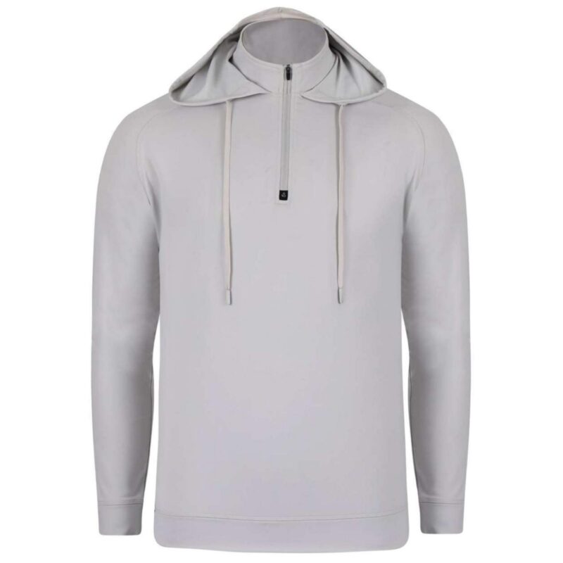 Custom Swannies Golf Men's Vandyke Quarter-Zip Hooded Sweatshirt - 4