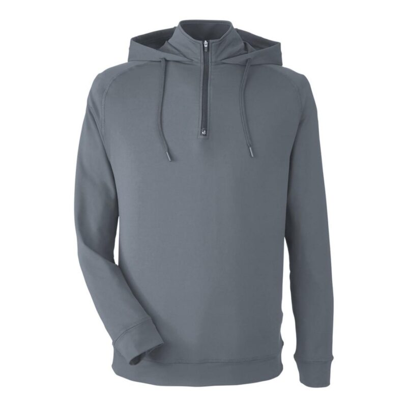 Custom Swannies Golf Men's Vandyke Quarter-Zip Hooded Sweatshirt - 5