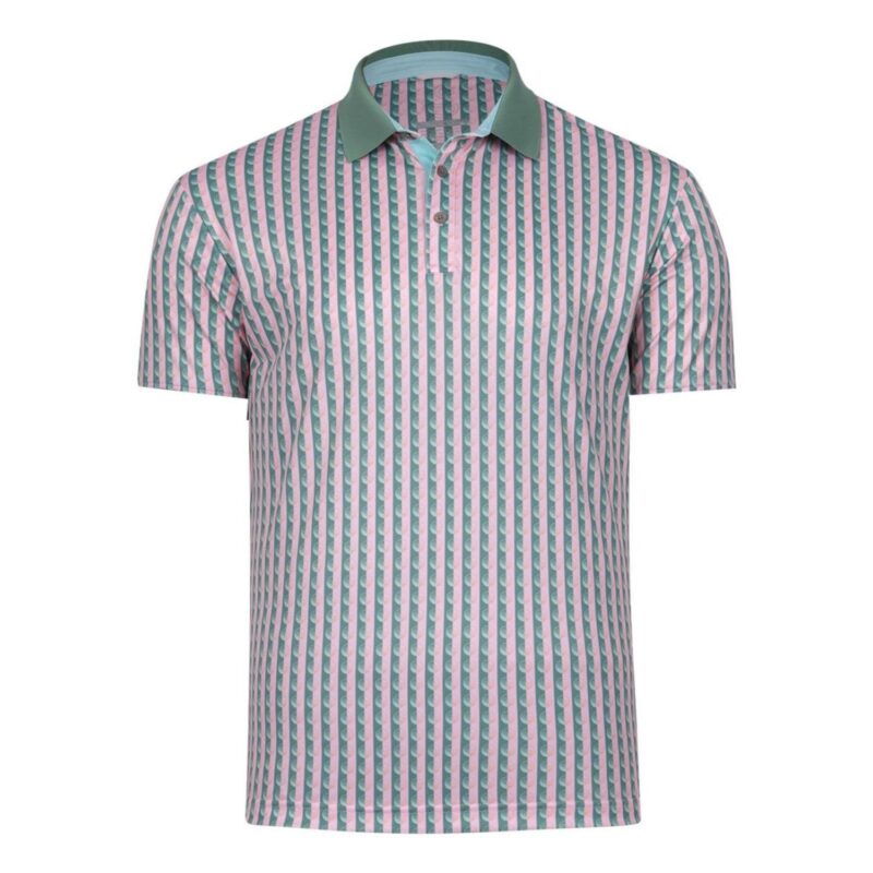 Custom Swannies Men's Greens Piqué Polo - 1