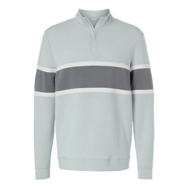 Custom Swannies Men's Owen Quarter-Zip Colorblock Pullover - 2