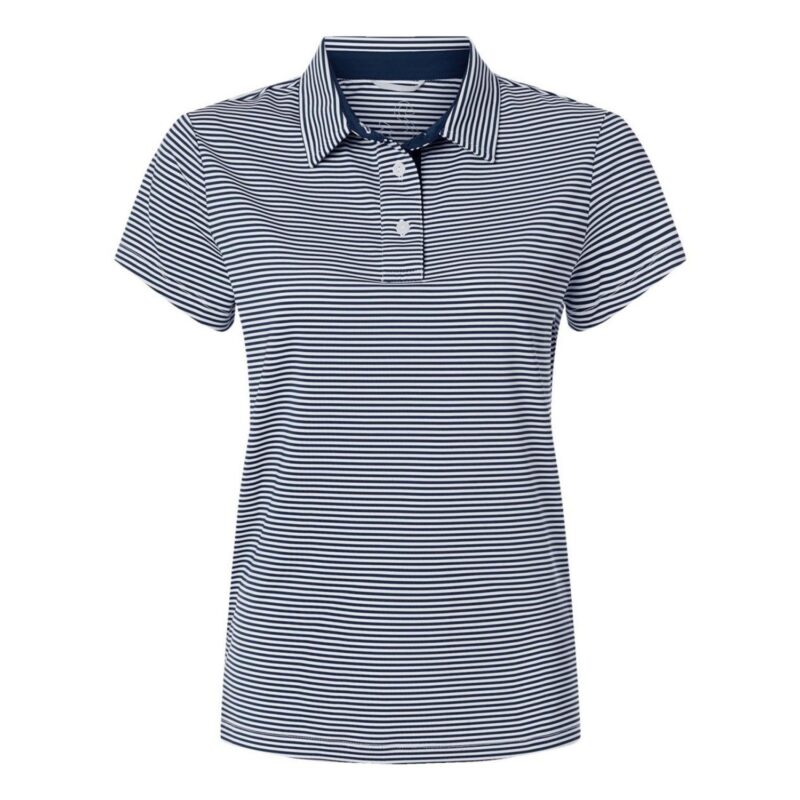 Custom Swannies Women's Kayla Striped Polo - 2