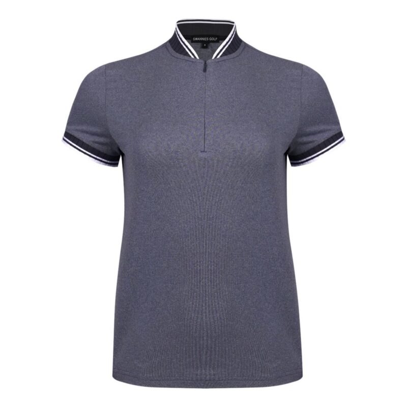 Custom Swannies Women's Tara Tipped Polo - 2