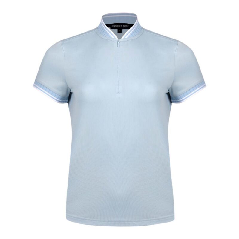 Custom Swannies Women's Tara Tipped Polo - 3